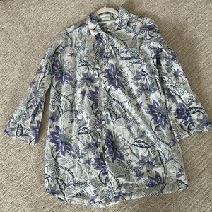 Julia amory The JA Husband Shirt paisley medium
